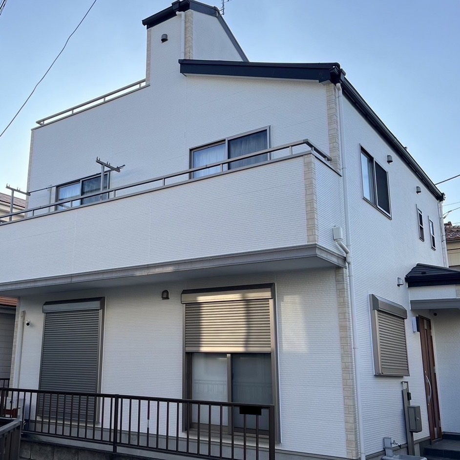 埼玉県上尾市シーリング施工・バルコニー防水塗装の施工事例